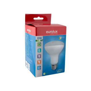 Eurolux LED R80 Reflector Lamp E27 10w Cool White