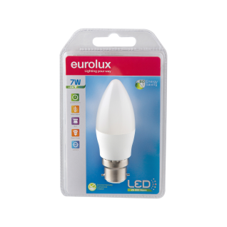 Eurolux LED Candle B22 7w Warm White