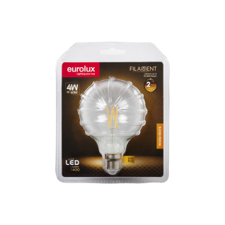 Eurolux LED Filament E27 4w Warm White Maxi Globe