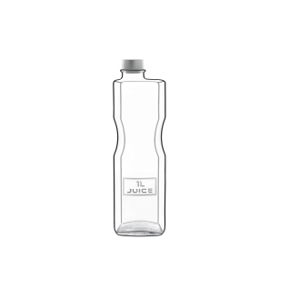 Luigi Bormioli 1Lt Juice Bottle with Stainless Steel Lid