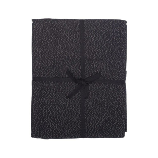 Home Habitz Lurex Table Cloth - Black 140x240cm