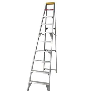 SA Ladder Gravity Aluminium 10-Step 3m