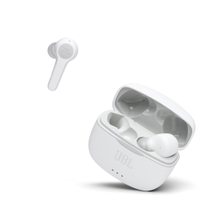 JBL T215 True Wireless Headphones - White