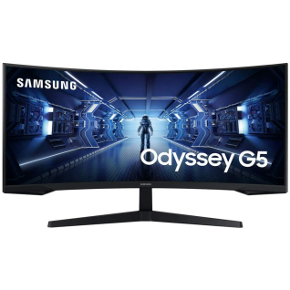 Samsung Odyssey G5 34-inch UWQHD 165Hz Curved Gaming Monitor