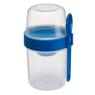 Lock n Lock To Go 2-in-1 Cereal Cup - Blue