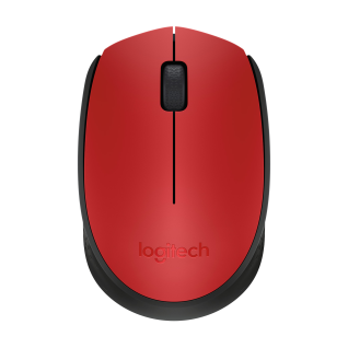 Logitech - M171 Wireless Mouse Red