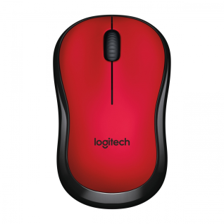 Logitech Wireless Mouse M220 Silent Red