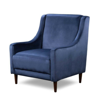 Lucy Occasional Chair Upholstered Blue 