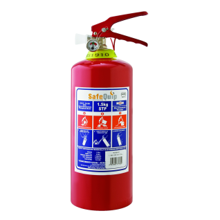 Moto-Quip 1,5kg fire extinguisher with bracket