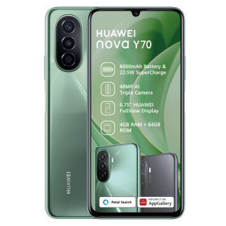 Huawei Nova Y70 Crush Green