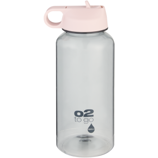 O2 1L Big Sport Bottle - Pink