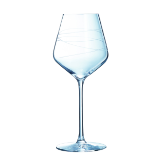 Cristal D'Arques Abstraction 380ml White Wine Glass - Set of 4