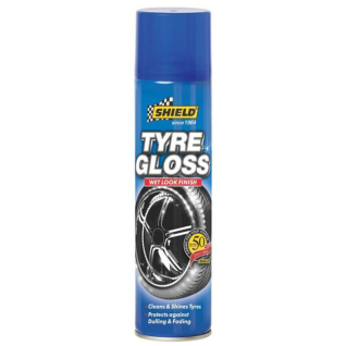 Shield Tyre Gloss Aerosol Cleaner 400ml