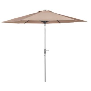 Republic Lifestyle 3m Crank Parasol Umbrella Beige