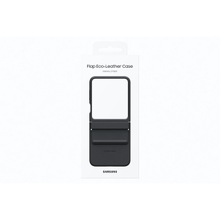 Samsung Galaxy Z Flip5 Flap Eco Leather Cover Black