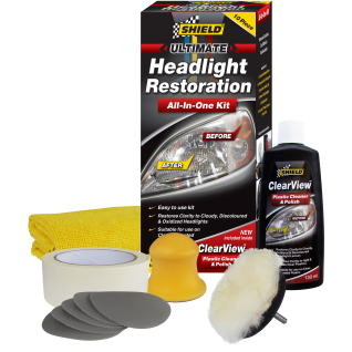 Shield Headlight Restoration Kit 10 Piece