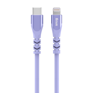 Snug Mfi To TypC Silicone Cable 1.2M Lavender