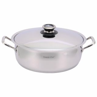 Snappy Chef 8 Litre Stainless Steel Casserole
