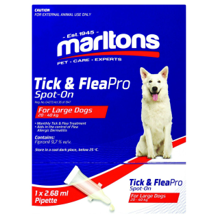 Marltons Tick & Fleapro Spot-On Large Dogs 2.68ml