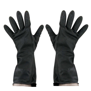 Fragram Gloves Latex Builders Black 204mm