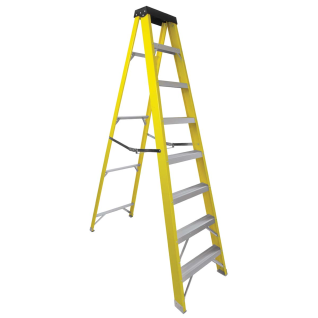 Tradequip Ladder Fibreglass 8 Step