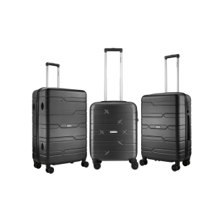 Travelwize 3pc Bondi Spinner Luggage Set Grey