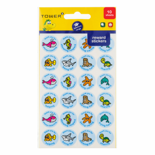 TOWER Recognition Range, Thank You Stickers Value Pack 240 Stickers