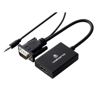 Volkano Append Series VGA Male To HDMI Female Converter