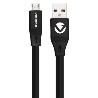Volkano Slim Micro USB Cable 1.2m Black