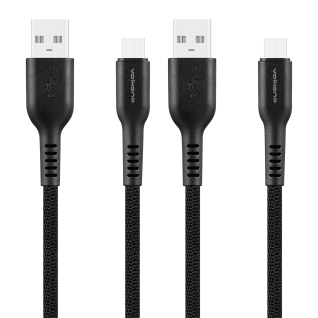 Volkano Weave Series Micro USB Cable 4 Pack