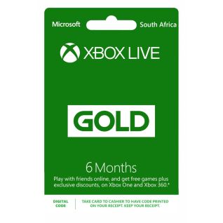 Xbox Live Gold 6 Months