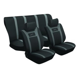 Sport 6 Piece Car Seat Cover - Grey